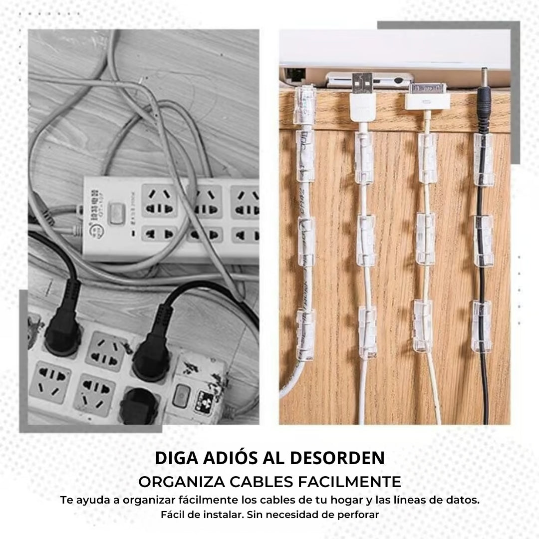 Organizador de Cables Autoadhesivo